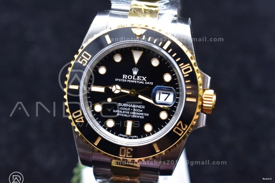 YG LN 116613 Edition 904L Steel 3135 SS Submariner Black Best Ceramic King1:1 0308